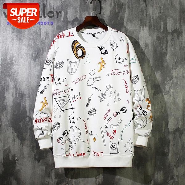 Sping Men Casual Sweatshirts Harajuku Maze Printed Men Oversized 2021 Korean Man Casual Loose Pullovers EU USA size #7A2D, Black
Sping Men Casual Sweatshirts Harajuku Maze Printed Men Oversized 2021 Korean Man Casual Loose Pullovers EU USA size #7A2D, Black