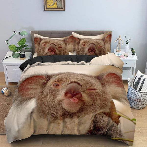 bedding sets 3d animal koala in the tree duvet cover set with pillowcase 2/3pcs cute design king size kid gift bedline
bedding sets 3d animal koala in the tree duvet cover set with pillowcase 2/3pcs cute design king size kid gift bedline
