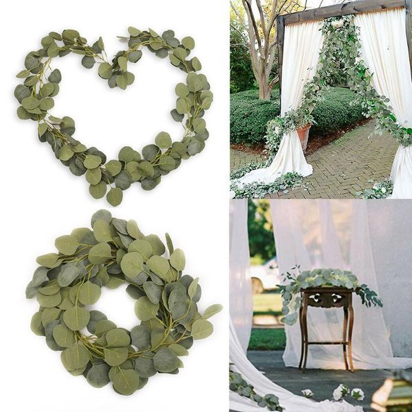 2m greenery eucalyptus leaves silk artificial vine garland wedding decor festival door house garden decoration 2
2m greenery eucalyptus leaves silk artificial vine garland wedding decor festival door house garden decoration 2