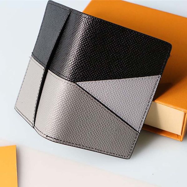 fashion stitching leather card holder temperament classic wallet with gift box 2021style, Red;black
fashion stitching leather card holder temperament classic wallet with gift box 2021style, Red;black