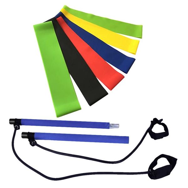 yoga stripes -pilates bar kit with resistance band upgrade 5 bands portable pilates stick gym at home
yoga stripes -pilates bar kit with resistance band upgrade 5 bands portable pilates stick gym at home