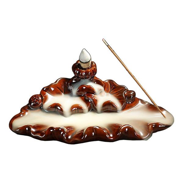 fragrance lamps ceramic lotus backflow incense burner high mountain small bridge smoke waterfall stick holder censer use in teahouse
fragrance lamps ceramic lotus backflow incense burner high mountain small bridge smoke waterfall stick holder censer use in teahouse