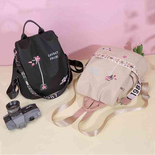 casual oxford cloth backpack flower embroidered shoulder school book bags women daily travel anti theft bagpack rucksack
casual oxford cloth backpack flower embroidered shoulder school book bags women daily travel anti theft bagpack rucksack
