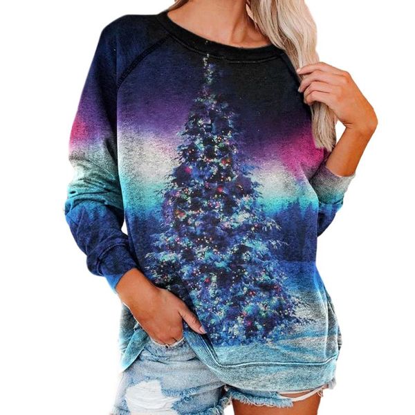 women's t-shirt christmas tree print t-shirts women o-neck lovely long sleeve casual winter warm femming tshirt mulher camisetas, White
women's t-shirt christmas tree print t-shirts women o-neck lovely long sleeve casual winter warm femming tshirt mulher camisetas, White