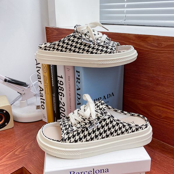 luxury slippers south korean summer canvas breathable fish mouth student flat slipper's casual sho fashion in 2021, Black
luxury slippers south korean summer canvas breathable fish mouth student flat slipper's casual sho fashion in 2021, Black