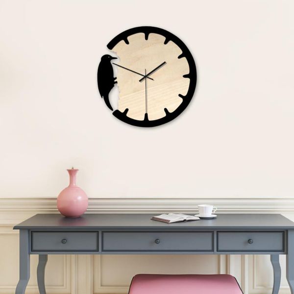 wall clocks retro clock home wooden round shape woodpecker decorative art unique gift for teacher - without batteries
wall clocks retro clock home wooden round shape woodpecker decorative art unique gift for teacher - without batteries
