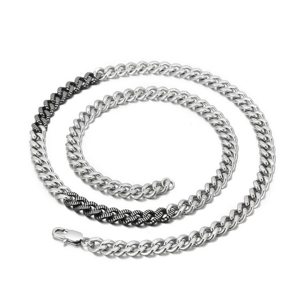 chains men's stainless steel chain necklace ladies curb cuban silver punk collar fashion and women's jewelry gifts
chains men's stainless steel chain necklace ladies curb cuban silver punk collar fashion and women's jewelry gifts