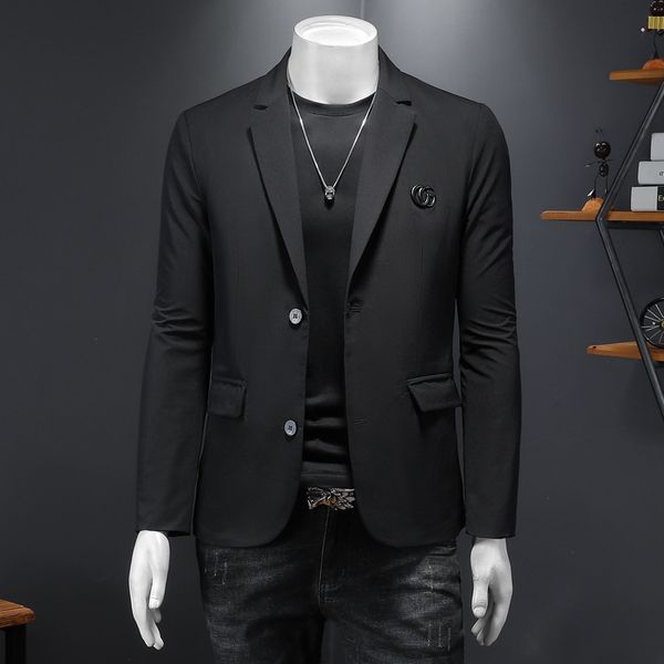spring and autumn new men's slim business casual suit korean version anti-wrinkle ironing 2022 plus size jacket pure cotton, White;black
spring and autumn new men's slim business casual suit korean version anti-wrinkle ironing 2022 plus size jacket pure cotton, White;black