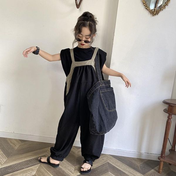 clothing sets girls casual suit 2021 summer children's sleeveless vest loose jumpsuit two-piece, White
clothing sets girls casual suit 2021 summer children's sleeveless vest loose jumpsuit two-piece, White