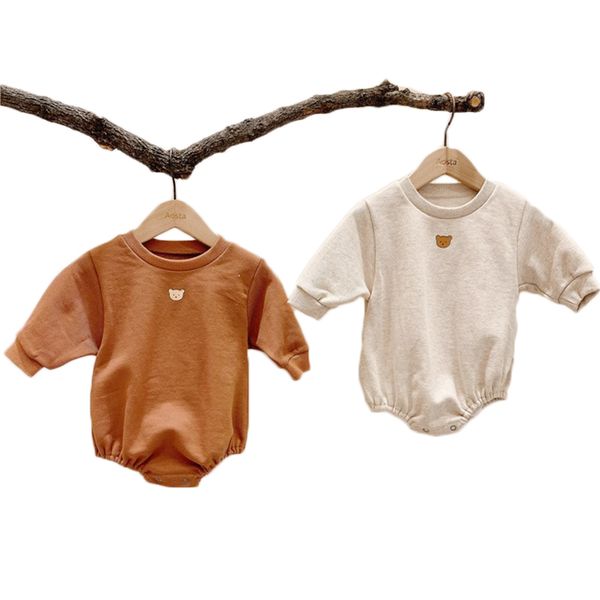 newborn baby clothes bear print bodysuit boys girls long sleeve jumpsuit cotton baby girl clothing 210315, Blue
newborn baby clothes bear print bodysuit boys girls long sleeve jumpsuit cotton baby girl clothing 210315, Blue