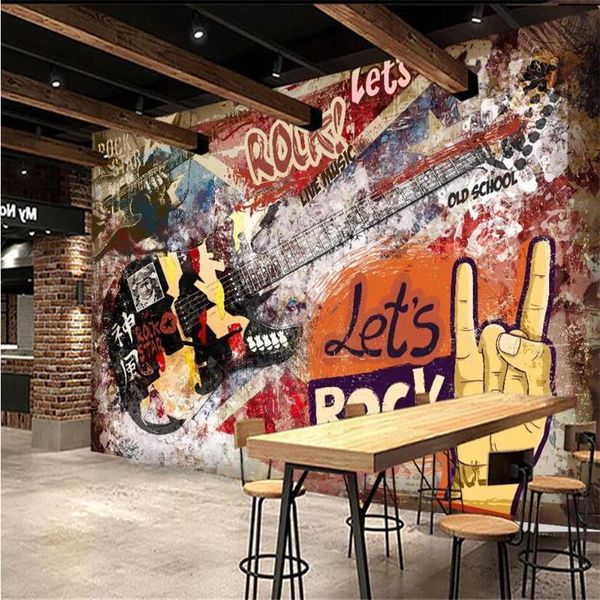 wallpapers european and american graffiti guitar rock theme wall paper 3d music bar ktv industrial decor background mural wallpaper
wallpapers european and american graffiti guitar rock theme wall paper 3d music bar ktv industrial decor background mural wallpaper