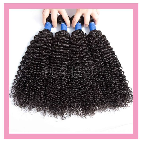 indian virgin human hair extensions four bundles kinky curly 4 pieces/lot double wefts natural color 10-30inch, Black
indian virgin human hair extensions four bundles kinky curly 4 pieces/lot double wefts natural color 10-30inch, Black