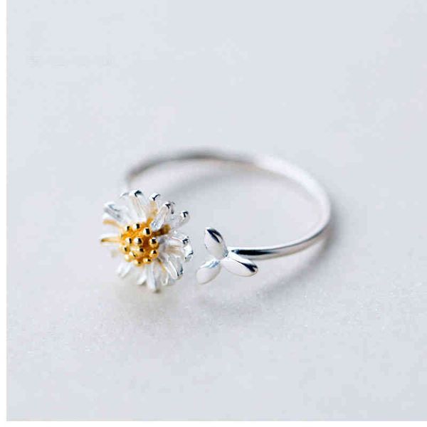 ring korean style daisy flower elegant opening women adjustable wedding party engagement finger rings statement jewelry, Silver
ring korean style daisy flower elegant opening women adjustable wedding party engagement finger rings statement jewelry, Silver