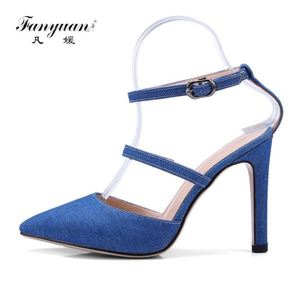 fanyuan summer sandals women ankle strappy heels red pointed toe ladies party wedding shoes thin heel bridal shoes pumps, Black
fanyuan summer sandals women ankle strappy heels red pointed toe ladies party wedding shoes thin heel bridal shoes pumps, Black
