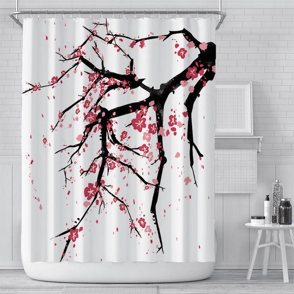 shower curtains japanese-style cherry blossom ink flower and bird bathroom curtain digital printing polyester waterproof
shower curtains japanese-style cherry blossom ink flower and bird bathroom curtain digital printing polyester waterproof