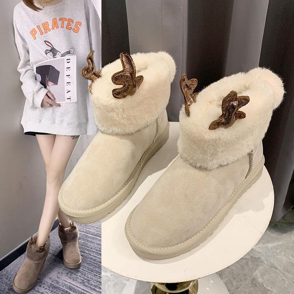 boots women 2021 flat heel australia shoes woman winter round toe plush booties ladies clogs platform low, Black
boots women 2021 flat heel australia shoes woman winter round toe plush booties ladies clogs platform low, Black