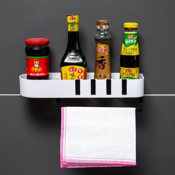 hooks & rails bathroom toilet storage rack seasoning non-perforating wall hook plastic kitchen shelf
hooks & rails bathroom toilet storage rack seasoning non-perforating wall hook plastic kitchen shelf