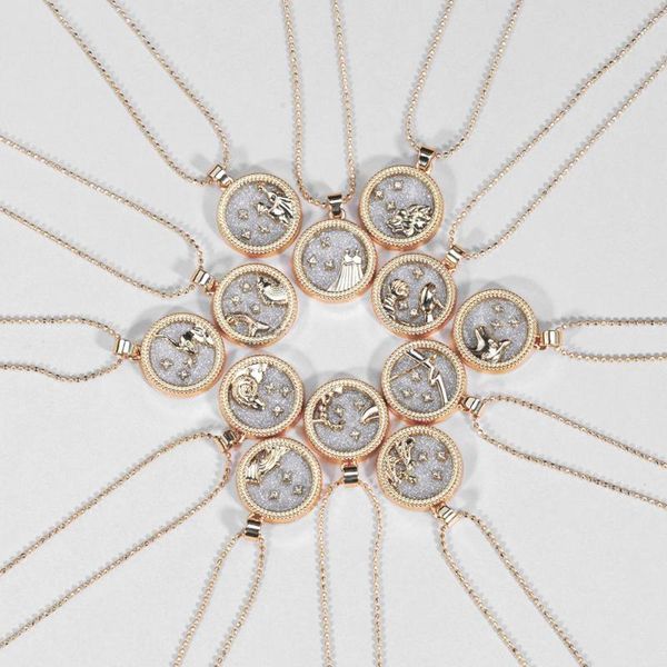pendant necklaces zodiac constellations necklace geometric round rose gold chain friendship jewelry, Silver
pendant necklaces zodiac constellations necklace geometric round rose gold chain friendship jewelry, Silver