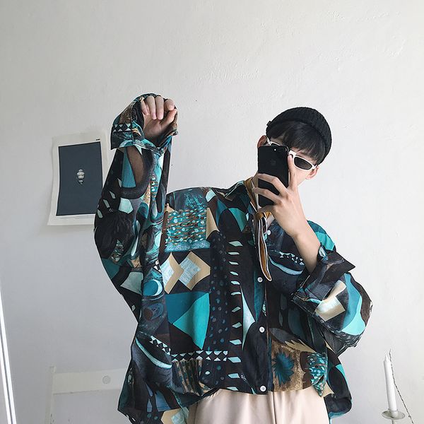 2021 new summer men's fashion casual loose floral printing long sleeve hawaiian shirts homme green/blue color clothes -2xl 9bl8, White
2021 new summer men's fashion casual loose floral printing long sleeve hawaiian shirts homme green/blue color clothes -2xl 9bl8, White