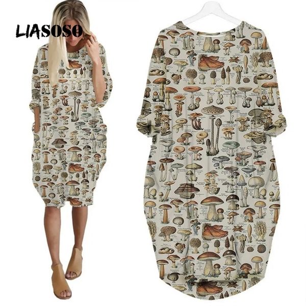 liasoso plant mushroom dress 3d printing girl street interesting fashion trend wild loose long sleeve over the knee dress womens 210316, Black;gray
liasoso plant mushroom dress 3d printing girl street interesting fashion trend wild loose long sleeve over the knee dress womens 210316, Black;gray