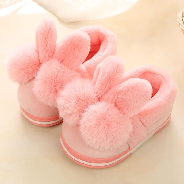 slipper children winter home slippers shoes with bow kids baby girls indoor boys cotton plush velvet warming non-slip, Black;grey 
slipper children winter home slippers shoes with bow kids baby girls indoor boys cotton plush velvet warming non-slip, Black;grey