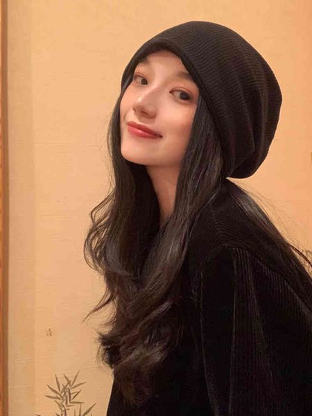 brand caps big head circumference black pile hat female autumn winter round face tide lazy wool minority knitted baotou, Blue;gray
brand caps big head circumference black pile hat female autumn winter round face tide lazy wool minority knitted baotou, Blue;gray