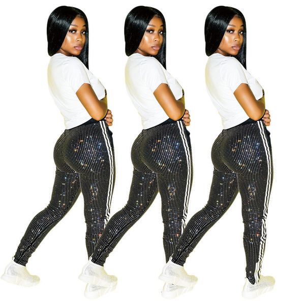 2021 new broadside stripe print glitter casual pencil pants women trousers autumn fashion european and american selling ieri, Black;white
2021 new broadside stripe print glitter casual pencil pants women trousers autumn fashion european and american selling ieri, Black;white