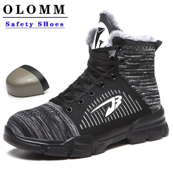 boots winter work safety shoes with steel toe indestructible men anti smashing puncture warm non-slip footwear comfortable, Black
boots winter work safety shoes with steel toe indestructible men anti smashing puncture warm non-slip footwear comfortable, Black