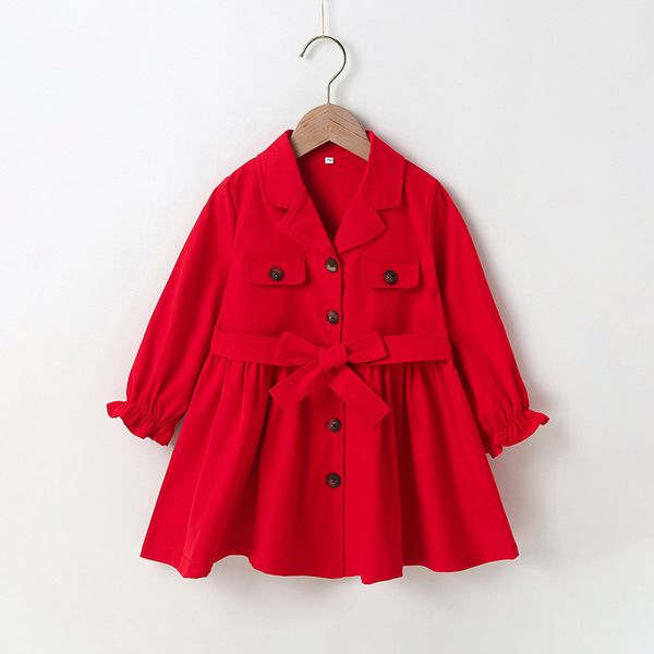 spring and autumn little girl long princess style girl's coat, White
spring and autumn little girl long princess style girl's coat, White