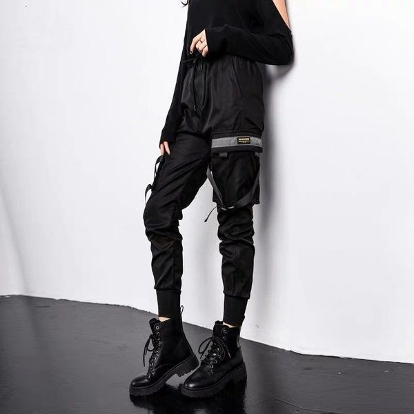 men's pants women fashion streetwear cargo black ankle length elastic waist joggers female loose trousers casual harem 62y7
men's pants women fashion streetwear cargo black ankle length elastic waist joggers female loose trousers casual harem 62y7
