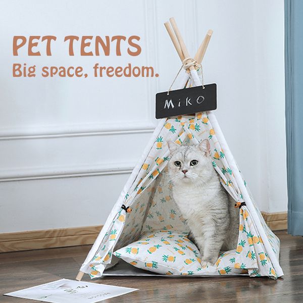 pet tent house cat bed portable teepee with thick cushion and 6 colors available for dog puppy excursion indoor(fish toy)
pet tent house cat bed portable teepee with thick cushion and 6 colors available for dog puppy excursion indoor(fish toy)