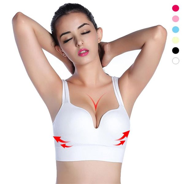women sports bra yoga shirt running vest sleep wear underwear padded bras crop sports sportswear wireless push up brassiere, White;black
women sports bra yoga shirt running vest sleep wear underwear padded bras crop sports sportswear wireless push up brassiere, White;black