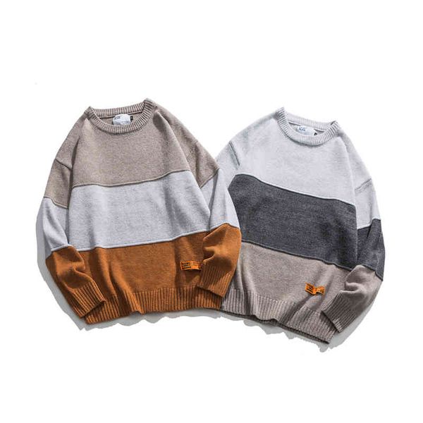 eridanus male autumn winter japane stripe original trendy brand striped round neck casual all-match sweater mzm085, White;black
eridanus male autumn winter japane stripe original trendy brand striped round neck casual all-match sweater mzm085, White;black