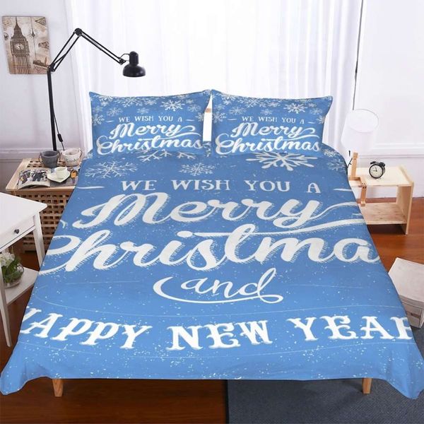 white letter on blue bedding soft microfiber duvet cover pillowcase merry christmas quilt cover single double bed set bedspread
white letter on blue bedding soft microfiber duvet cover pillowcase merry christmas quilt cover single double bed set bedspread