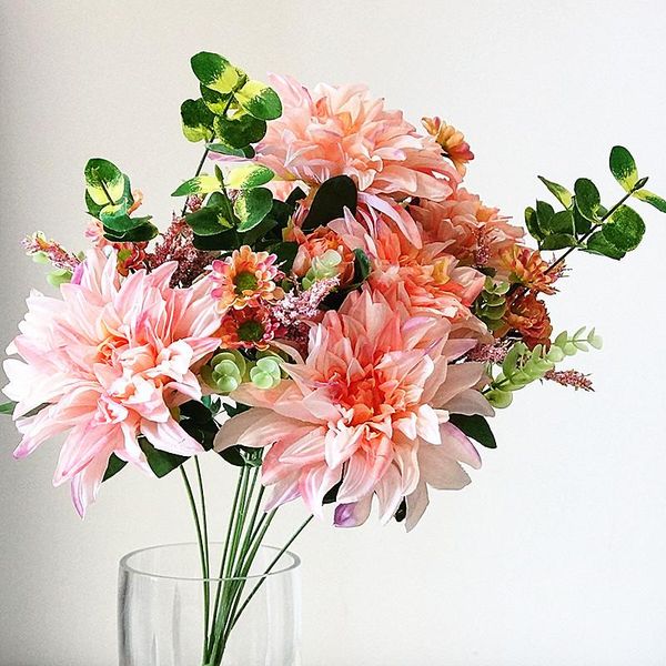 decorative flowers & wreaths luxury large dahlia flower bouquet artificial for house home decor flores artificiales
decorative flowers & wreaths luxury large dahlia flower bouquet artificial for house home decor flores artificiales