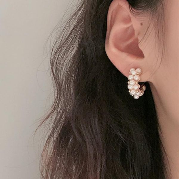 dangle & chandelier 2021 ladies vintage hoop earrings for female handmade sweet simulated pearl circle pendientes jewelry gifts, Silver
dangle & chandelier 2021 ladies vintage hoop earrings for female handmade sweet simulated pearl circle pendientes jewelry gifts, Silver