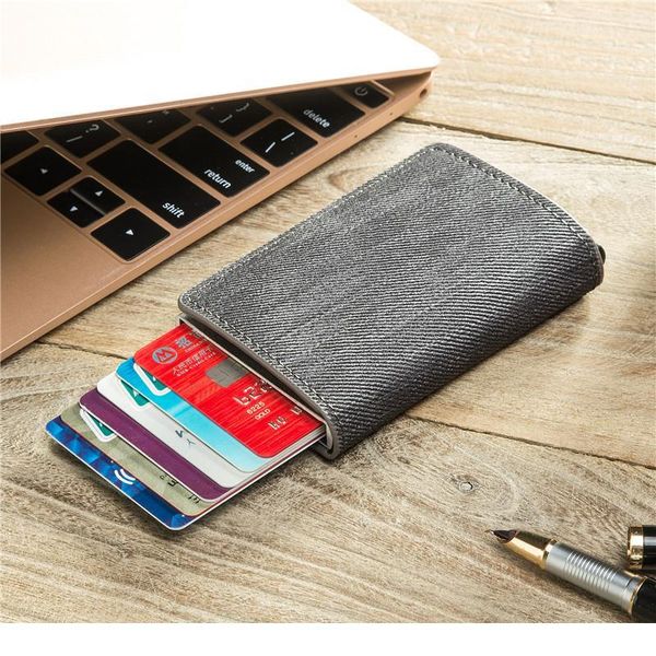 bycobecy denim card holder rfid blocking card holder anti-theft clutch single box men women wallet business pop-up metal jllenk
bycobecy denim card holder rfid blocking card holder anti-theft clutch single box men women wallet business pop-up metal jllenk