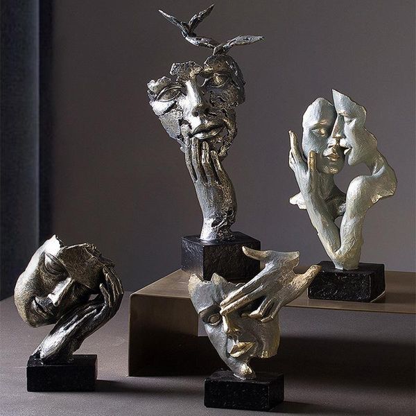 decorative objects & figurines nordic resin silent face meaning decoration creative art living room tv cabinet home decorat ornaments
decorative objects & figurines nordic resin silent face meaning decoration creative art living room tv cabinet home decorat ornaments