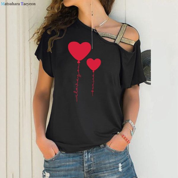 women's t-shirt i love you be mine shirt valentines day fashion funny graphic cotton women tshirts korean summer casual short sleeve te, White
women's t-shirt i love you be mine shirt valentines day fashion funny graphic cotton women tshirts korean summer casual short sleeve te, White