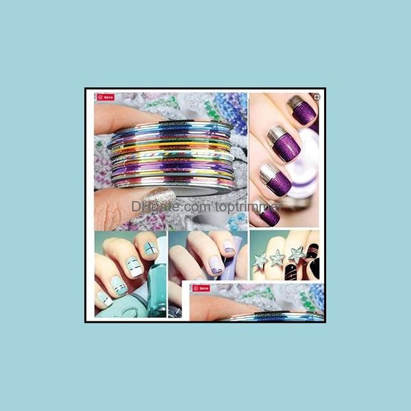 decorations salon health beauty30 mticolor mixed colors rolls stri tape line art decoration sticker diy nail tip basic drop delivery 202, Silver;gold
decorations salon health beauty30 mticolor mixed colors rolls stri tape line art decoration sticker diy nail tip basic drop delivery 202, Silver;gold