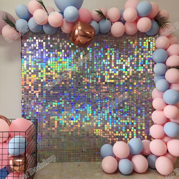 party decoration connector iridescent silver square sequin walls glitter panel backdrop wedding background
party decoration connector iridescent silver square sequin walls glitter panel backdrop wedding background