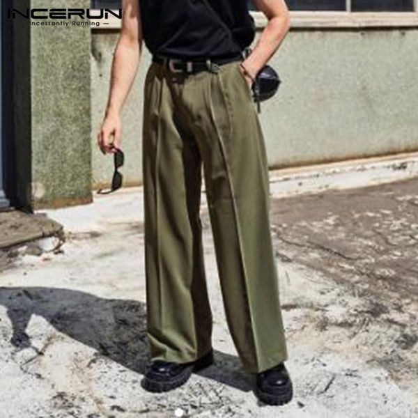 incerun fashion zipper bottoms men solid color pants leisure button straight trousers spring man baggy loose pantalones s-5xl 7, Black
incerun fashion zipper bottoms men solid color pants leisure button straight trousers spring man baggy loose pantalones s-5xl 7, Black