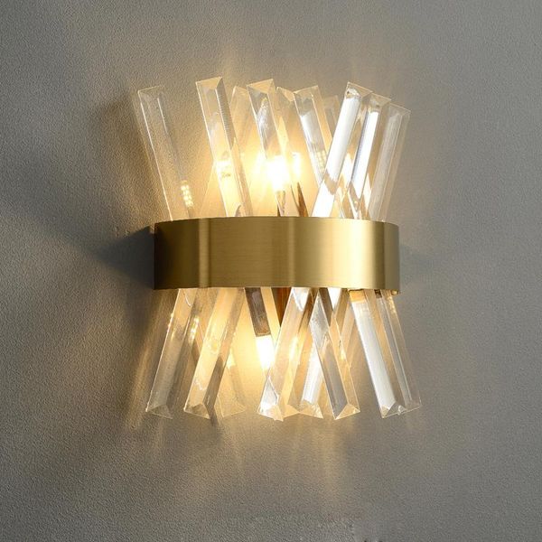 modern stainless steel crystal black gold led lamp led light wall lamp wall light sconce for bedroom corridor
modern stainless steel crystal black gold led lamp led light wall lamp wall light sconce for bedroom corridor