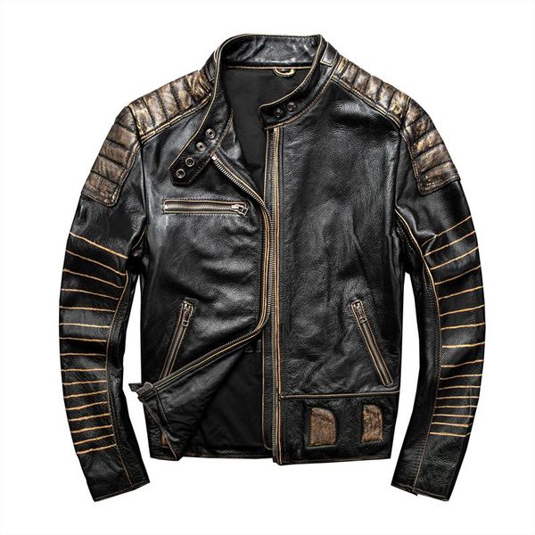 men's leather & faux 2021 vintage black men american motorcycle jacket large size xxxxxl genuine cowhide autumn slim fit biker's c
men's leather & faux 2021 vintage black men american motorcycle jacket large size xxxxxl genuine cowhide autumn slim fit biker's c