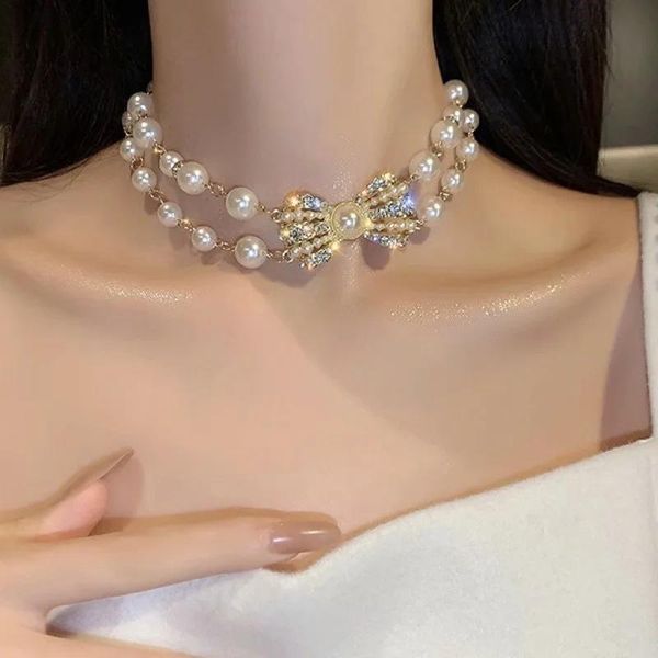 imitation pearls necklace for women girls fashion jewelry beautiful pearl choker necklaces wedding initial necklace gift, Golden;silver
imitation pearls necklace for women girls fashion jewelry beautiful pearl choker necklaces wedding initial necklace gift, Golden;silver