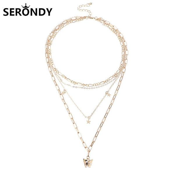 chokers butterfly star fashion choker necklace for women jewelry collares friends chains girl accessories aesthetics suspension xl10280, Golden;silver
chokers butterfly star fashion choker necklace for women jewelry collares friends chains girl accessories aesthetics suspension xl10280, Golden;silver