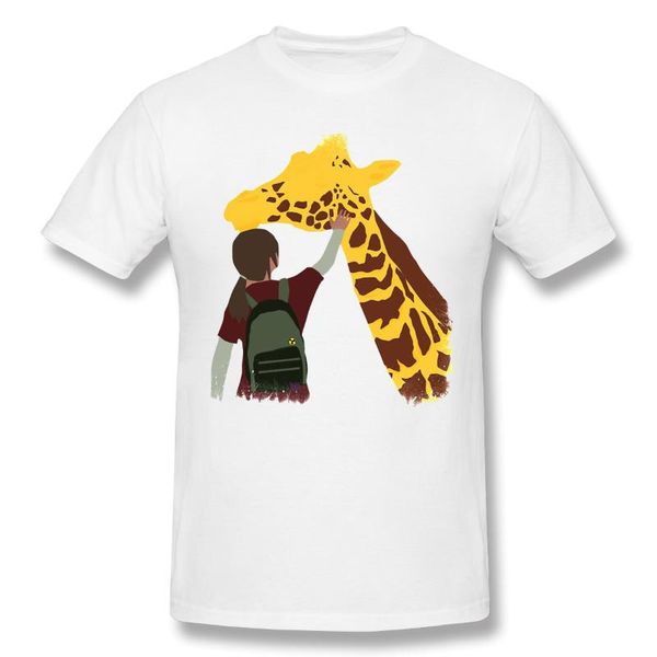 men's t-shirts the last of us ellie and giraffe print cotton funny t shirts men fashion streetwear, White;black
men's t-shirts the last of us ellie and giraffe print cotton funny t shirts men fashion streetwear, White;black