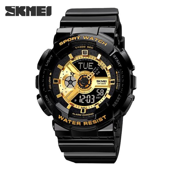 wristwatches skmei classic sport electronic watch led 2time display digital movement men military waterproof chrono countdown clock, Slivery;brown
wristwatches skmei classic sport electronic watch led 2time display digital movement men military waterproof chrono countdown clock, Slivery;brown