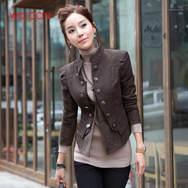 women vintage double breasted suits retro slim coats ladies outwear jackets fashion autumn blazers women's &, White;black
women vintage double breasted suits retro slim coats ladies outwear jackets fashion autumn blazers women's &, White;black