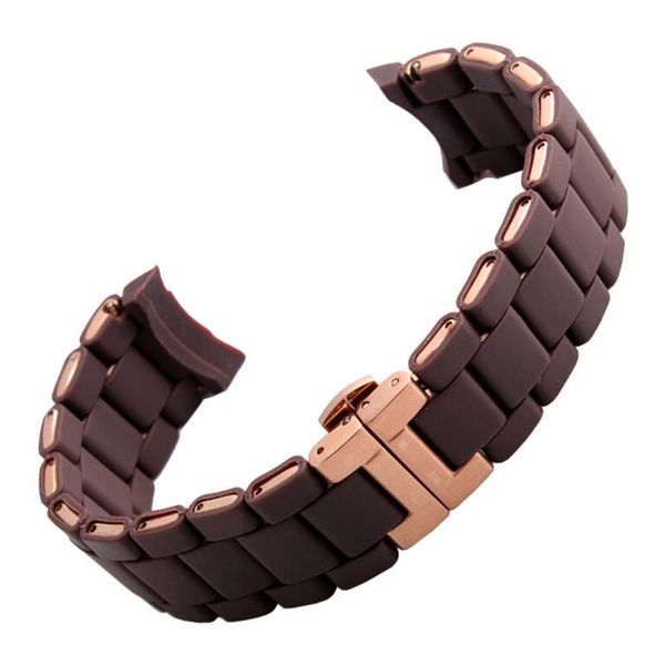 watch bands 20mm 23mm watchband steel wtih rubber for ar5858/5945/5943/5941/5867/5981 wristband men's women's waterproof silicone, Black;brown
watch bands 20mm 23mm watchband steel wtih rubber for ar5858/5945/5943/5941/5867/5981 wristband men's women's waterproof silicone, Black;brown